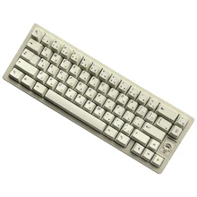 Profile Retro Beige White Minimalist 2048 Keycap Set For 61 64 68 84 87 96 98 104 108 Keys Layout Mechanical Keyboards