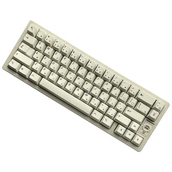 Perfil retro bege branco minimalista 2048 keycap conjunto para 61 64 68 84 87 96 98 104 108 teclas layout teclados mecânicos