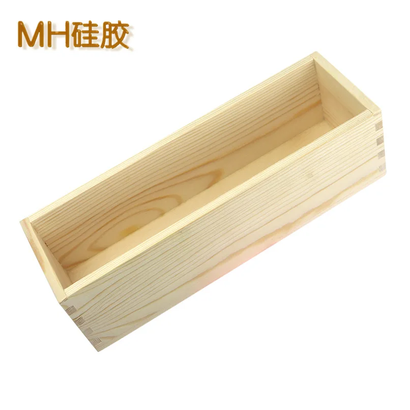 

ming hao Rectangular Wooden Box Handmade Soap Mold Homemade Cake Toast Bread DIY Mold Ice Tray Tool