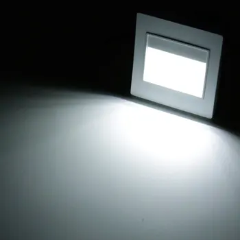 

New product 2019 electronic products LED embedded foot light switch control stairs garden indoor outdoor bedroom wall lamp 220v