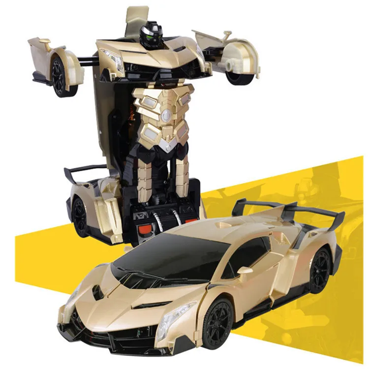 

Children Gesture Sensing Remote Control Deformation Robot Car a Key Transformer Toy Car Amazon Cross Border Toy