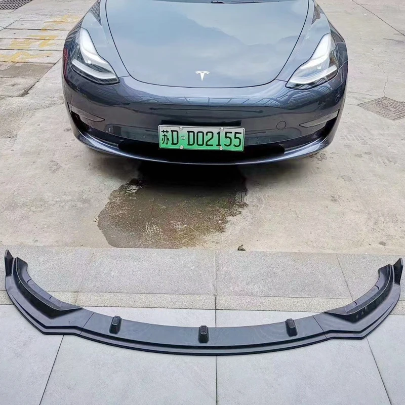 ABS передний бампер спойлер задний бампер спойлер для Tesla модель 3 седан 4 ПВХ окон и дверей Стиль 16 до 18 месяцев