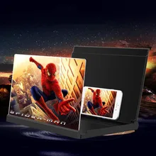 3D Лупа 12 дюймов экран телефона стерео проекция Вращающийся складной стенд мобильный телефон видео экран Лупа