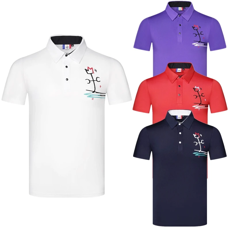 

2020 New Short Golf Shirt Latest summer Golf clothes Men's Short Sleeves Anti-Pilling quick-drying breathable Golf T-Shirt