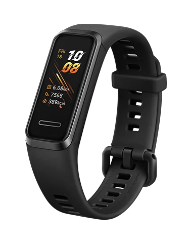 Версия Gloabl, умный Браслет huawei Band 4, 0,95 дюймов, цветной сенсорный AMOLED экран, для плавания, для обнаружения положения, сердечного ритма - Цвет: Global Band 4 Black