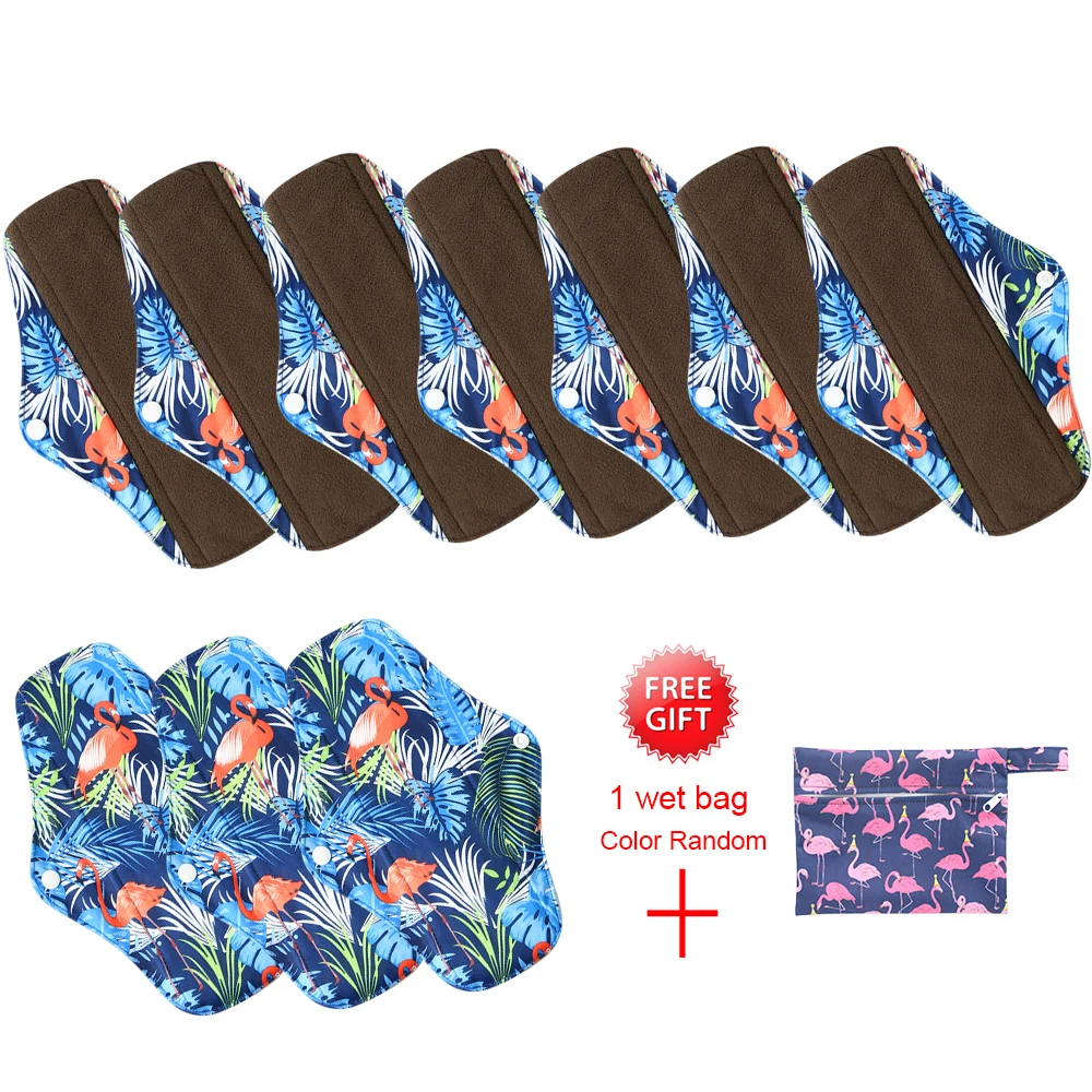 Bamboo Charcoal Sanitary Pads Women Incontinence Napkin Breathable