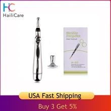 Энергетический массаж, массаж головы тела, электронная ручка для иглоукалывания, обезболивающая терапия, ручка, 9 передач, безопасная, меридиан обожает заботу о здоровье