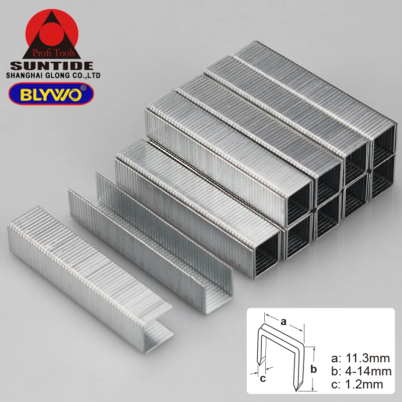 Upholstery Nails 11.3mm Heavy Duty Staples 11.3x1.2mm For Furniture Upholstery Manual Staple Gun Household Hand Tool
