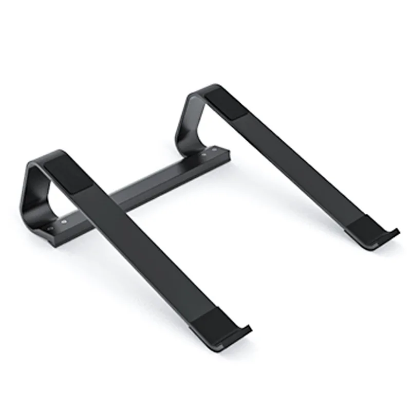 

Simple Laptop Cooling Base Aluminum Foldable Portable Bracket Notebook Support for Macbook Air Pro Desktop Stand Black