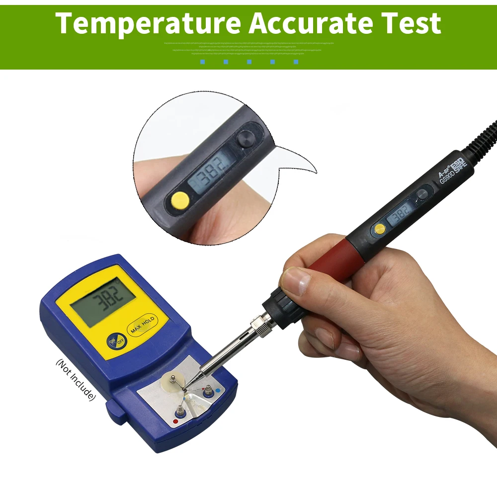 hot stapler plastic repair New A-BF GS90D 90W 836D 60W Digital LCD Electric Soldering Iron Kit Temperature Adjustable 110V 220V Soldering Iron Tip hot stapler plastic welder