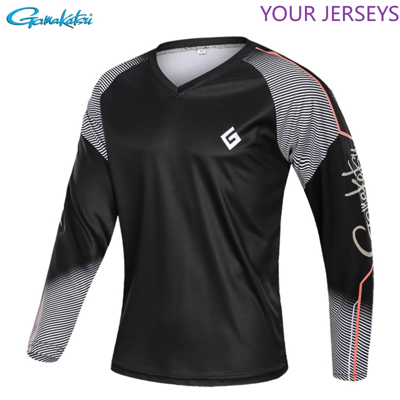 

Gamakatsu Men Fishing Clothing Ultrathin Long Sleeve Sunscreen Anti-UV Breathable Summer Fishing Clothes M-3XL Fishing Shirts