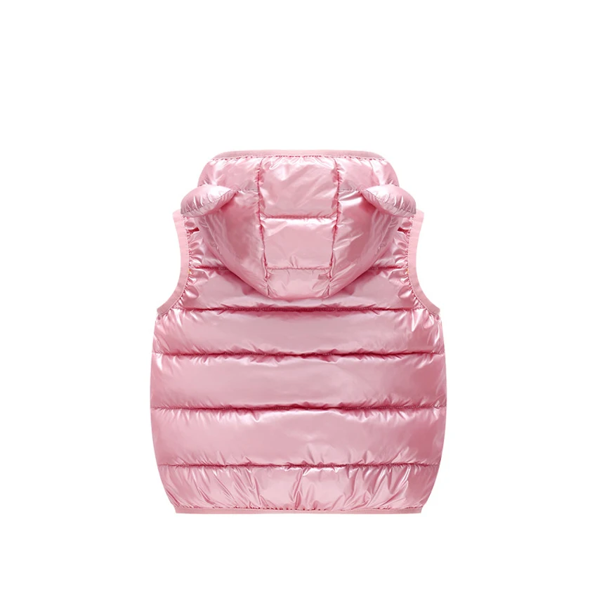 Benemaker/Детская Зимняя яркая майка для девочек и мальчиков; хлопковые пальто; куртки без рукавов; ветровка; детская одежда; детская верхняя одежда; YJ112