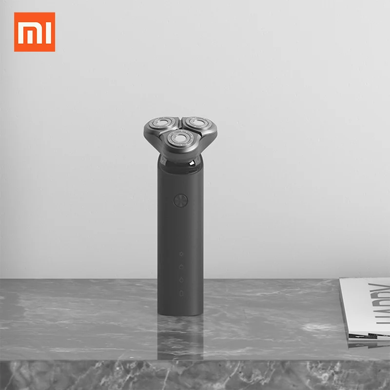 XIAOMI MIJIA электробритва портативная Гибкая бритва головка сухая влажная бритва моющийся триммер для бороды тример двойное лезвие Турбо режим удобный