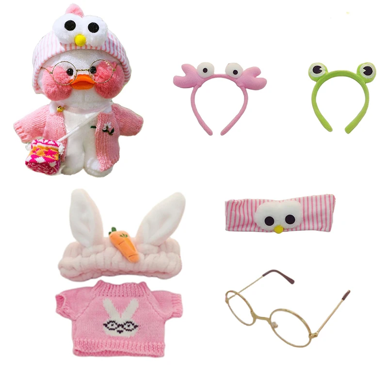 30cm Lalafanfan Ducks Plush Soft Plush Toy Diy Clothes Collocation