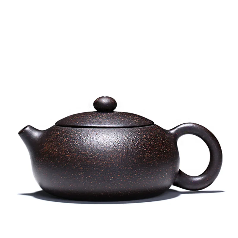 

Yellow clay hand painted tea pot,Handmade purple clay tea set kettle kung fu teapot Chinese craft master handmade teapot 200ml