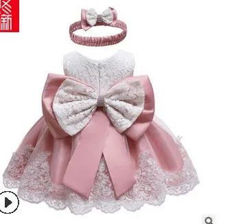 Pudcoco новорожденных для маленьких девочек кружевное платье-пачка платье с цветочным принтом на свадьбу для вечеринки, дня рождения свадебное платье принцессы без рукавов с бантом-бабочкой; верхняя одежда - Цвет: Redish
