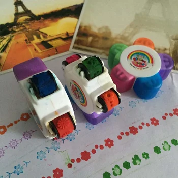 

Creative Small Plum Blossom Shape Roller Stamp Children Diy Handmade Scrapbook Album Stamps Deco Teacher Seal Kids Toy Gifts