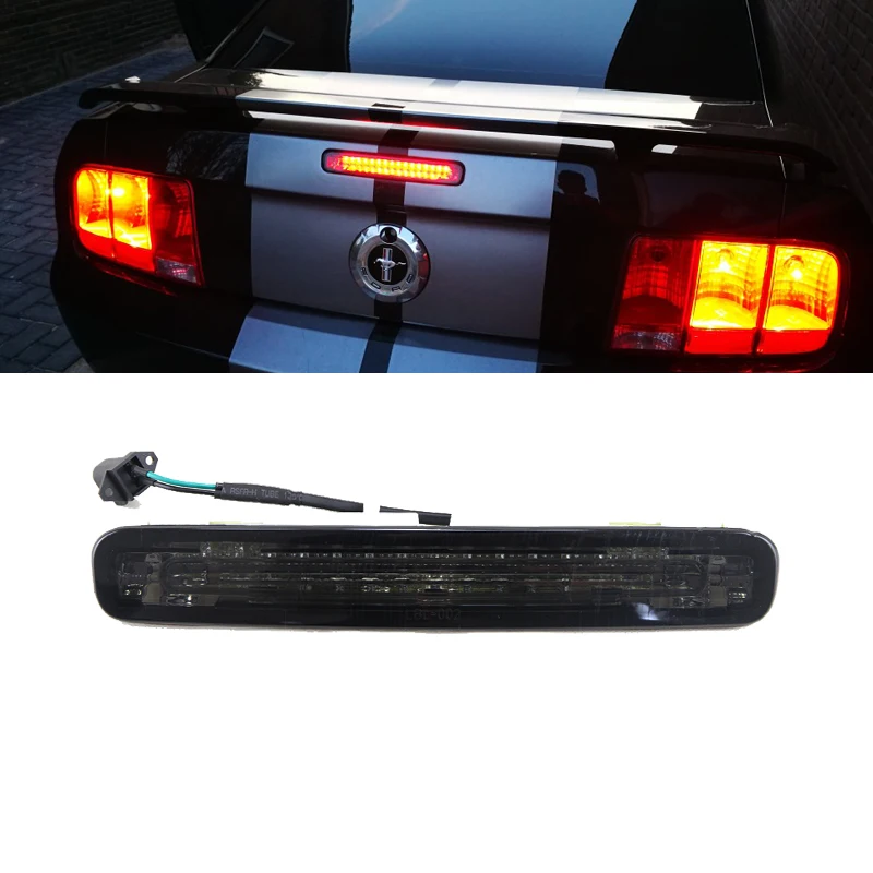 1x OEM подходит для 2005 2009 Ford Mustang дымчатые линзы светодиодный третий 3rd тормозной