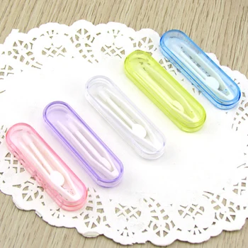 

5 Set Mini Plastic Contact Lens Storage Box With Inserter Remover Tweezers Hot Home Outdoor Travel Daily Use Contact Lenses Case