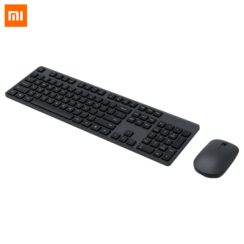 Xiaomi sem Fio Ghz de Transmissão sem Fio Teclado Mouse Conjunto Teclas 2.4 Multi-função Atalho Simples Fino Notebook Portátil & 104