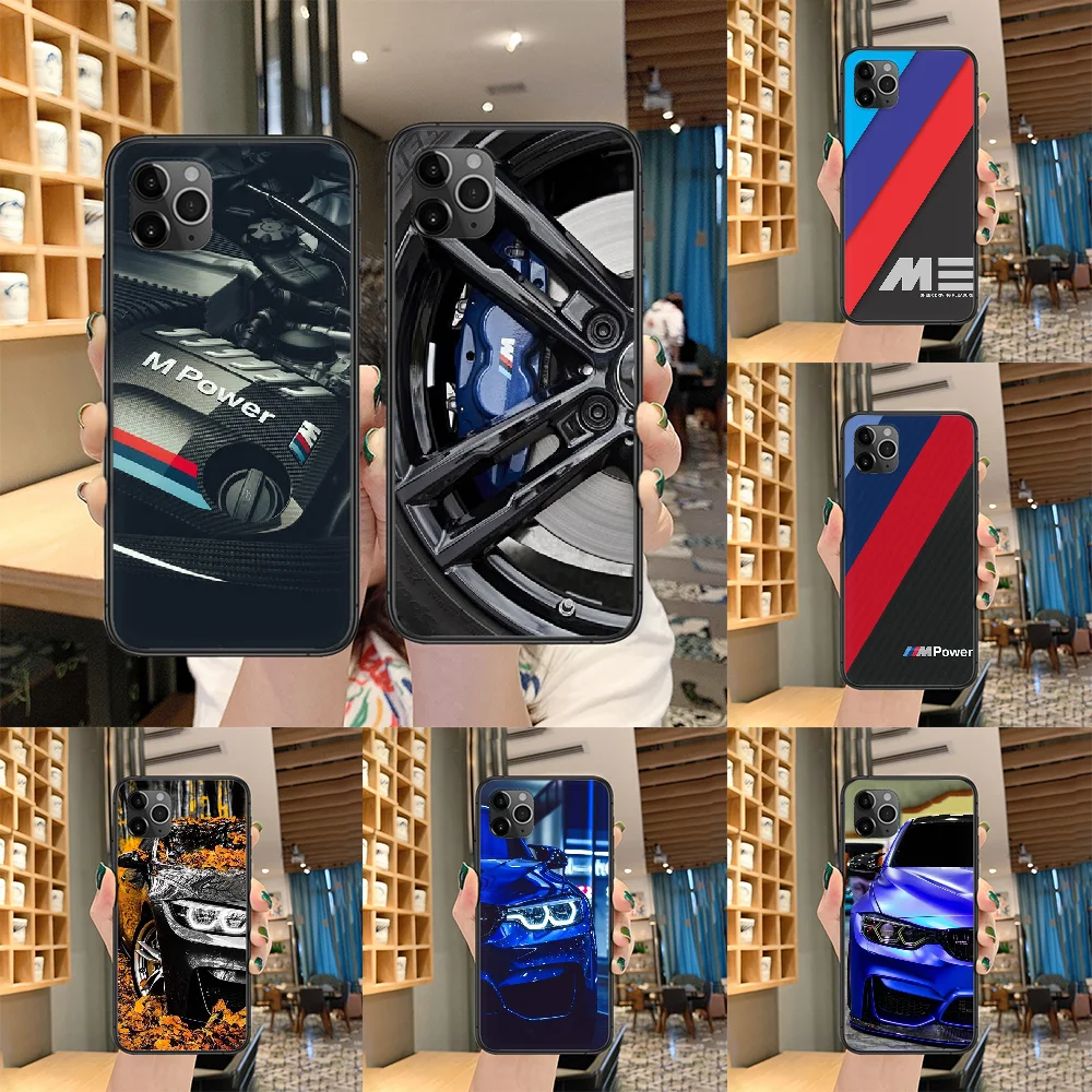 

Blue Red Car for Bmw Phone case For iphone 4 4s 5 5S SE 5C 6 6S 7 8 plus X XS XR 11 PRO MAX 2020 black coque silicone prime tpu