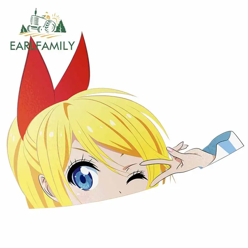 EARLFAMILY 13 см x 9 для DazzleBoyz Chitoge Peace Car Truck Наклейка Бампер Окно Сделай Сам окклюзия