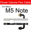 Volume Flex Cable For Meizu M5 M5s M5c Note Switch On / Off Power Control Button Flex Ribbon Cable Replacement Repair Parts ► Photo 2/5
