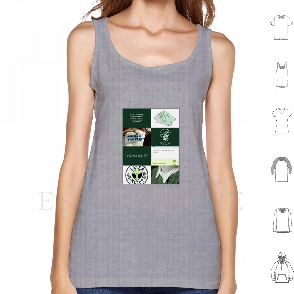 Pidge Aesthetic Tank Tops Vest Senza Maniche Katie Yard Pidge Voltron Green Lion Green Paladin