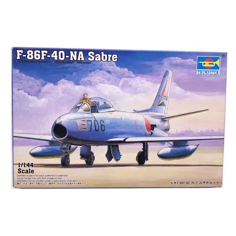 ★F-86F セイバー戦闘機　置物 1:144北アメリカF-86セイバーF-40ジェット戦闘機プラスチック