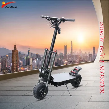 

Electric Scooter 60V 3200W 80KM/H off Road 60V 35A Electric Dual Moto Scooter Electric 100KM Adulto Skateboard Patinete Eletrico