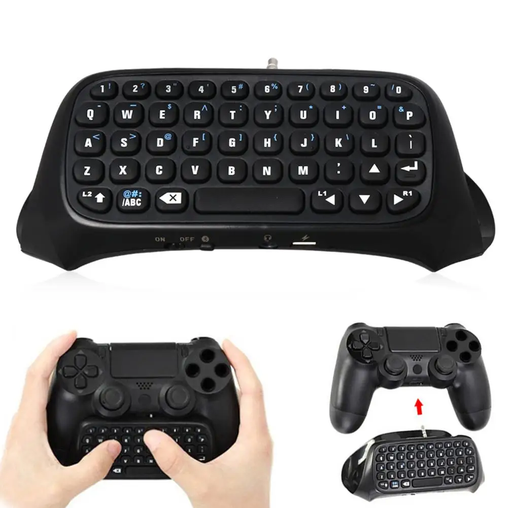 

DOBE PS4 Controller Keyboard Play Station 4 Bluetooth 3.0 Keyboard Home Game Console Perfect Handle Fitting Keyboard