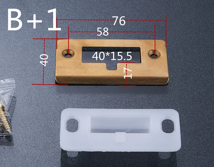 Room Door Locks Lock Body Guide Piece Wooden Door Special Lock Piece Buckle Plate Edge Str cabinet locks