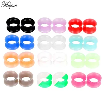 

Miqiao 24pcs Hot New Product Set Silicone Ear Pinna 3mm-25mm Exquisite Piercing Jewelry