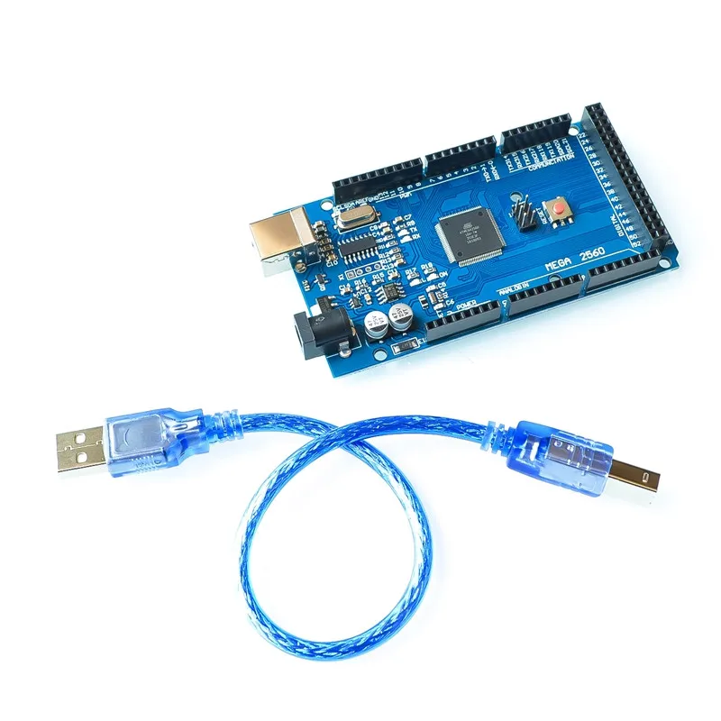 MEGA2560 R3 (ATmega2560-16AU CH340G) AVR USB board with Cable for arduino WIFI ESP8266 | Электронные компоненты и