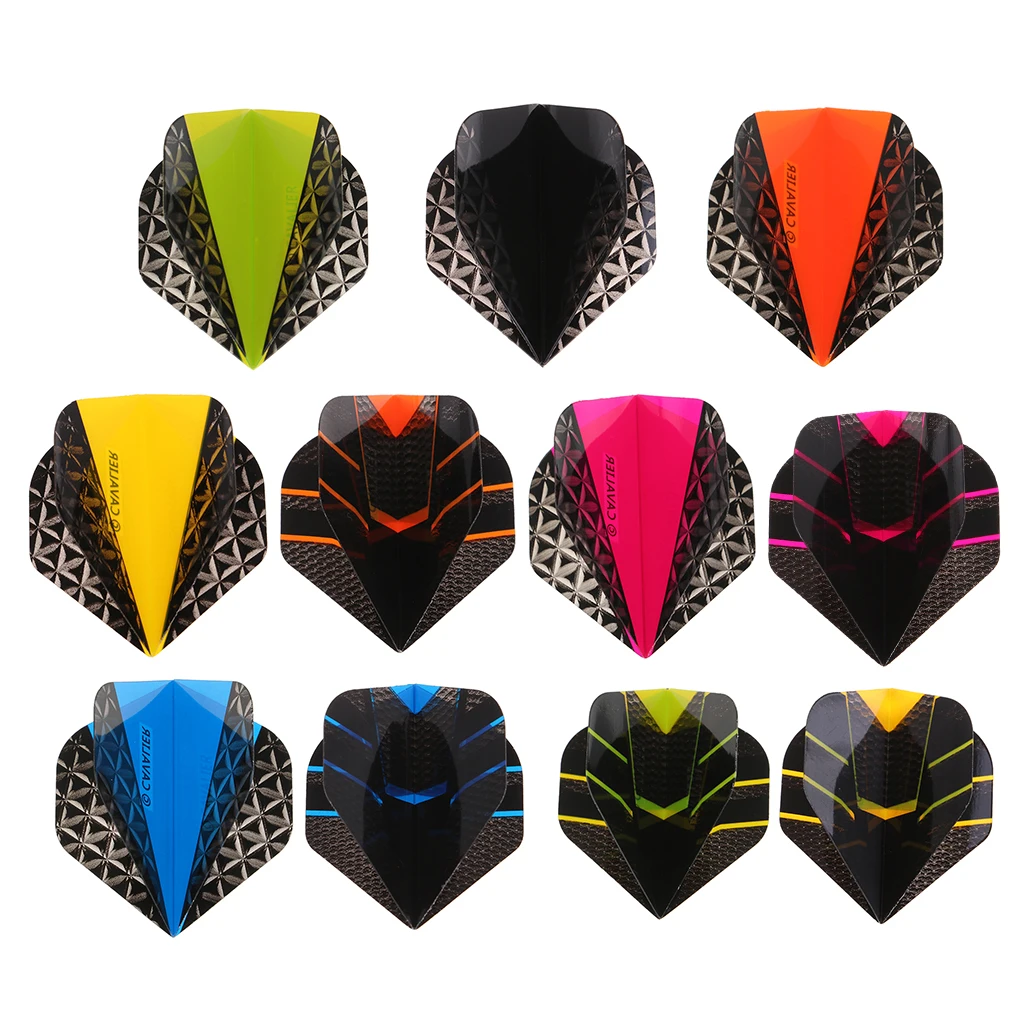 10Pcs Standard Shape Flights PET Extra Tough Thick Tail Accessories Dart Flights 10Pcs Standard Shape Flights PET Extra Tough Thick Tail Accessories Dart Flights