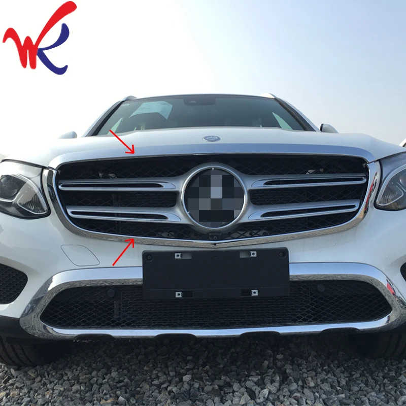 Лояльности для Mercedes Benz GLC класс X205 2016 2017 2018 передняя решетка крышка украшения