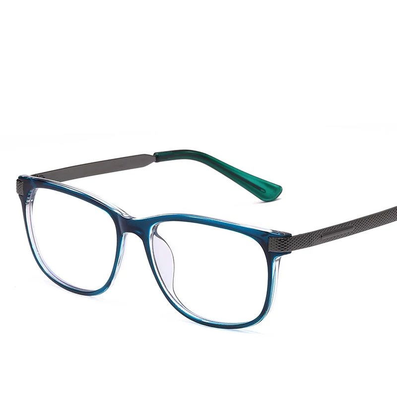 New fashion box retro flat mirror classic unisex myopia frame glasses art ultra light leisure no degree reading glasses women