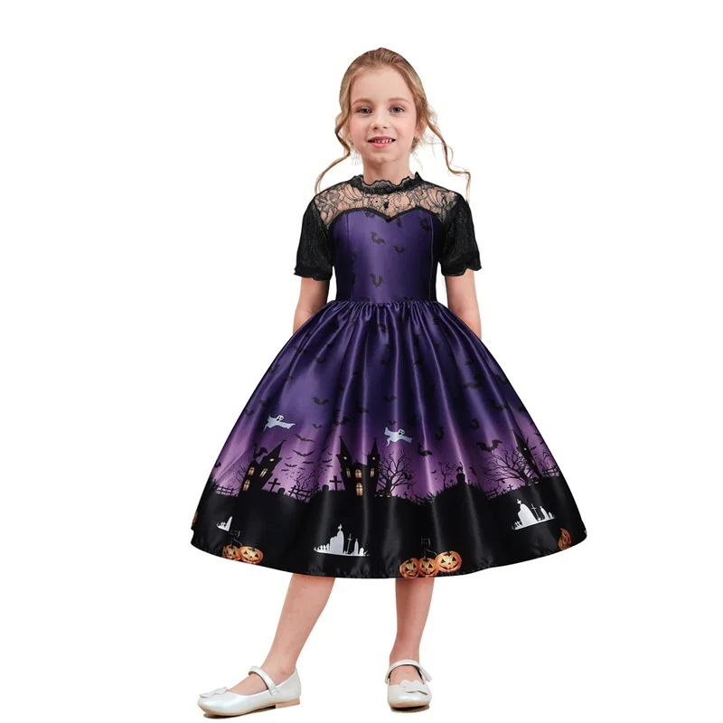 Комплекты одежды с единорогом; одежда для маленьких девочек; коллекция года; Летние вечерние разноцветные платья-пачки принцессы с единорогом; Детские бальные платья на день рождения - Цвет: S14