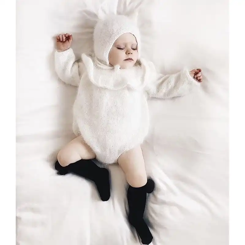 baby boy knitted romper