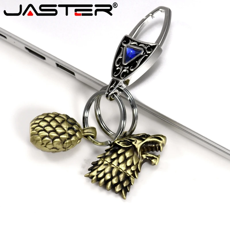 JASTER usb флеш-накопитель Динозавр яйцо Металл тигр ручка-накопитель тигон Флешка USB 2,0 Флешка Лев U диск Подарок 8 ГБ 16 ГБ 32 ГБ 64 Гб 128 ГБ