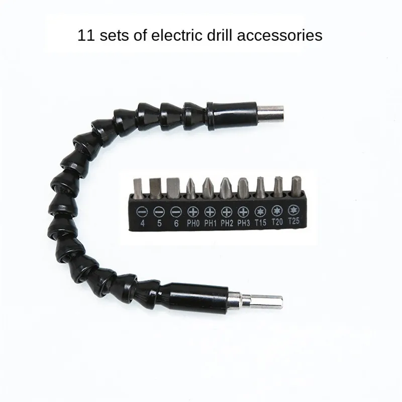 

Steel Electric Drill Accessories Universal Shaft Electric Grinding Accessories Multifunctional Flexible Shaft Electric Drill Set