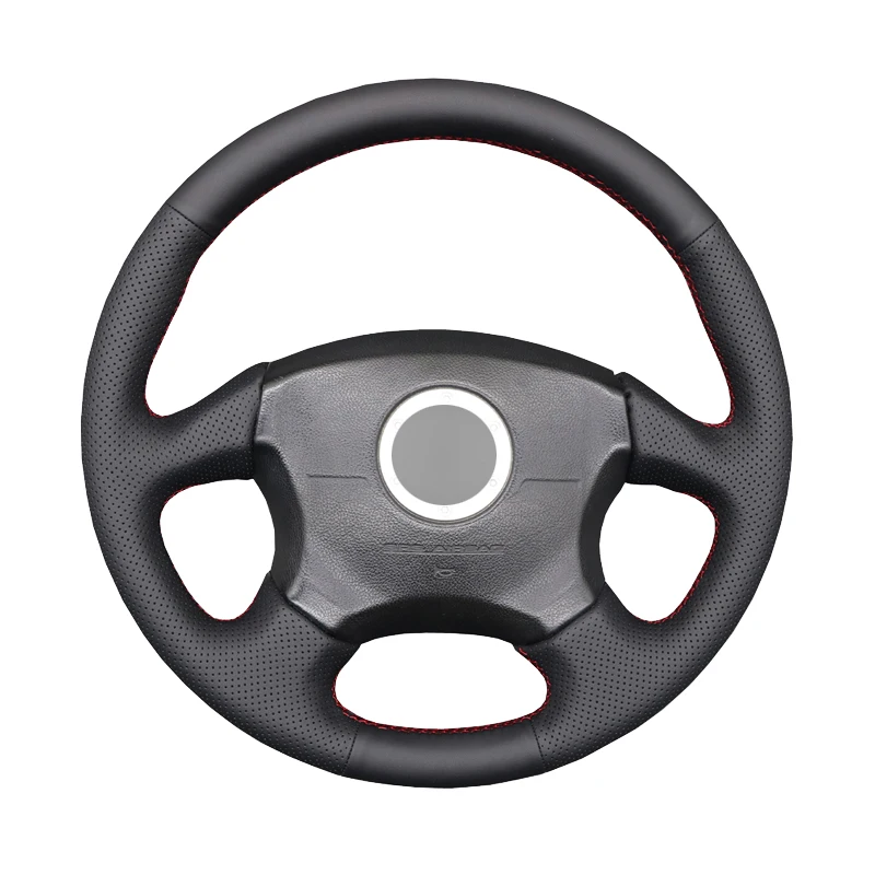 Coprivolante Per Auto Cucito A Mano In Pelle Artificiale Nera Per Subaru Impreza Wrx 2002 2003 2004 Impreza Wrx Sti 2004