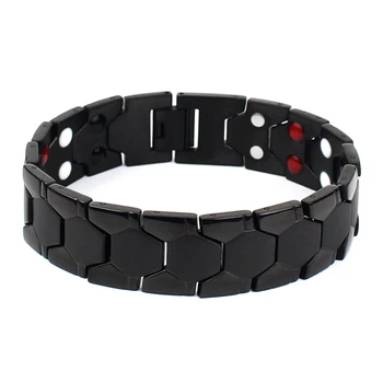 

European Style 18mm Stainless Steel Chain Bracelets For Women Halloween Jewelry Gift Fashion Double Layer Magnetic Stone Armband