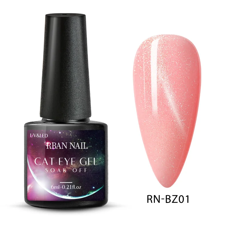 Q01836 RBAN NAIL 6 мл Цветной Гель-лак для ногтей кошачий глаз замачиваемый Гель-лак для ногтей долговечный кошачий глаз УФ-Гель-лак для маникюра ногтей - Цвет: Q01836