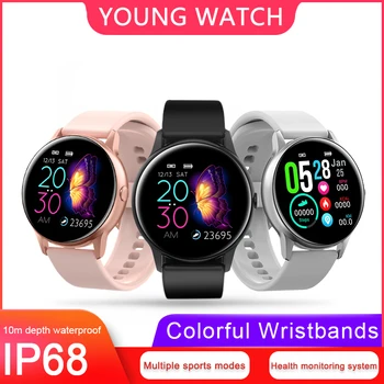 

2019 Touch Screen Bluetooth Smartwatch Men Women for Android/ios Phones Waterproof Sport Health Smart Watch Men Fashion Bracelet