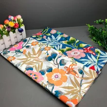 Lychee Life 50x142 см, ткань с цветочным принтом, Модные цветные ткани, ручная работа, швейные принадлежности для одежды, украшения