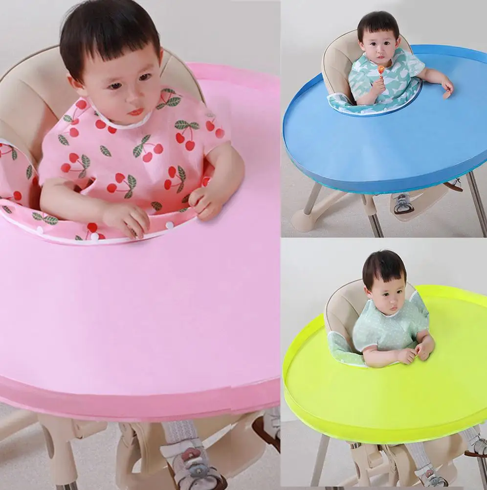 

Children Eat Anti-dirty Pad Baby Waterproof Cover Gown Tray Baby Independent Eating Helper