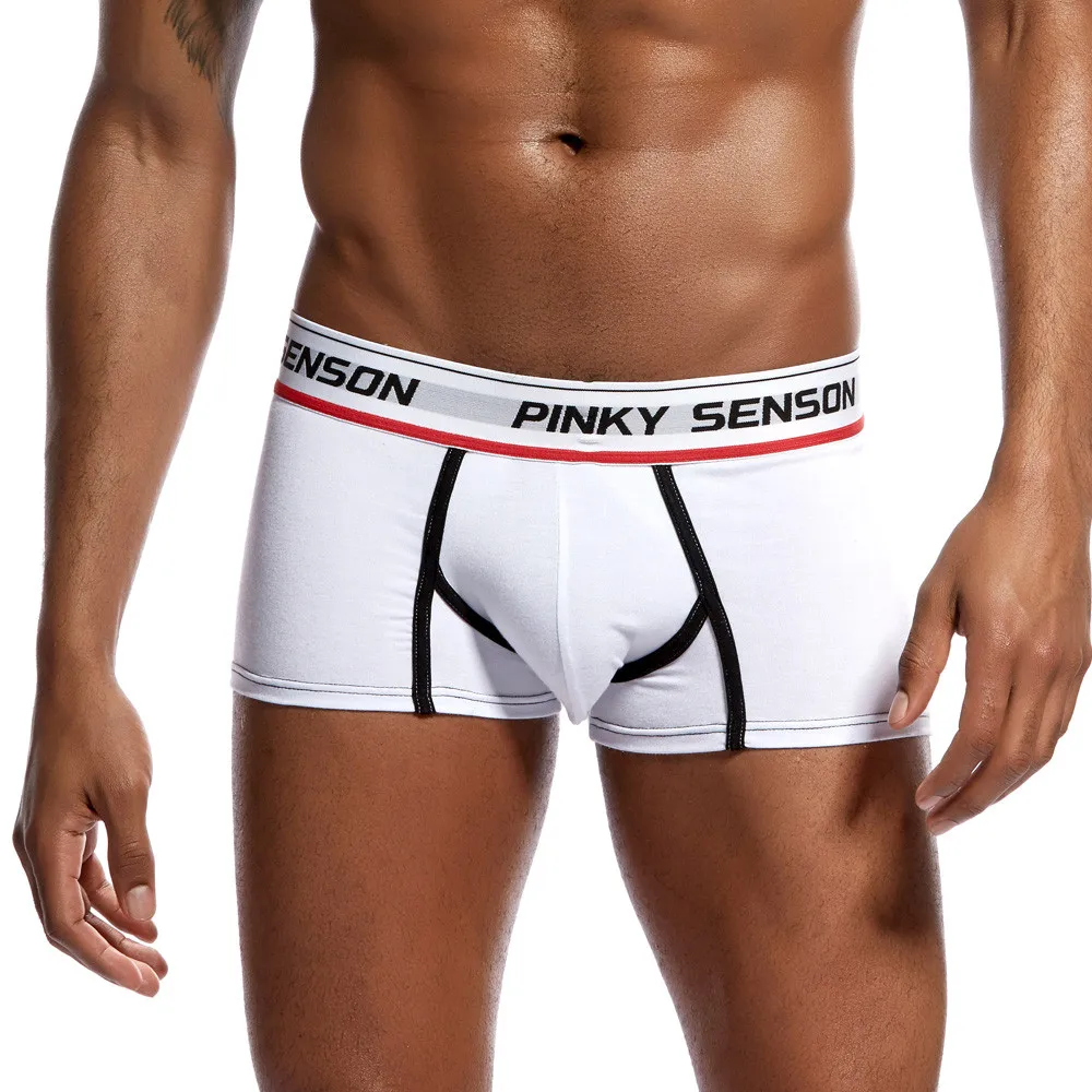 

Men Male Underwear Men boxers Soft Cotton Boxer Shorts Panties Brand Clothing Cueca Cuecas Boxer U Convex Bulge Pouch slip homme
