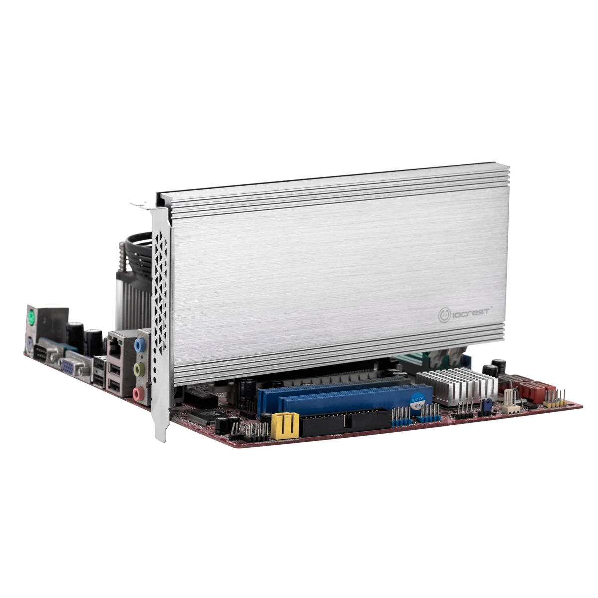 IOCREST 4 порта M.2 NVMe порты для PCIe 3,0x16 bifurcation riser контроллер Поддержка не-bifurcation материнская плата
