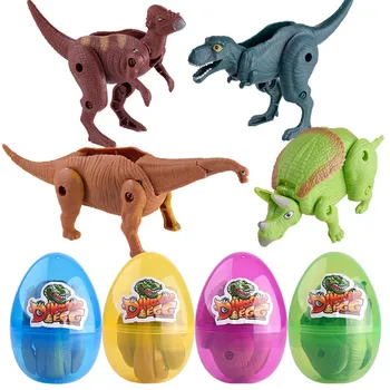 

Simulation Dinosaur Model Deformed Dinosaur Egg Action Figures Animal Model Collection Toys for Children Dolls for Kids Gifts